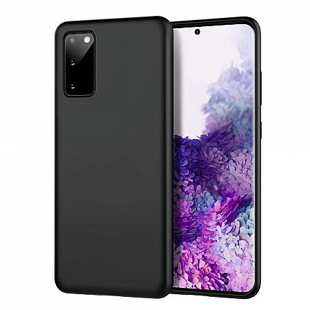 Silicone Coque pour Samsung S20 Couverture de Protection Noir Mat
