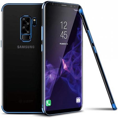 Samsung S9 Silikon Case Blau FR