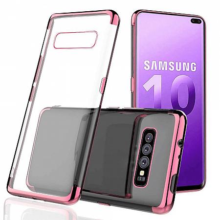 Samsung S10e Silikon Case Rosa FR