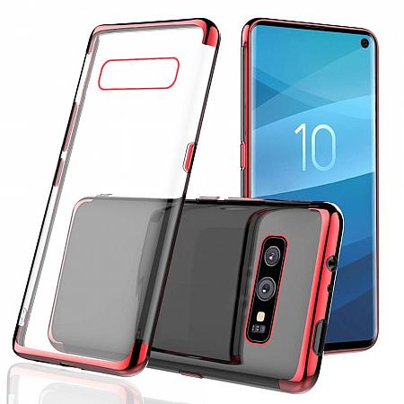 Samsung S10 Silikon Case Rot FR