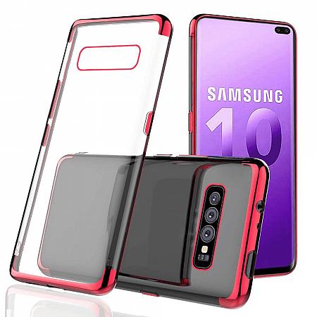 Samsung S10 Plus Silikon Case Rot FR
