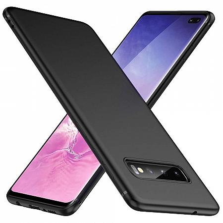 Samsung S10 Plus Silikon Case Matt schwarz FR