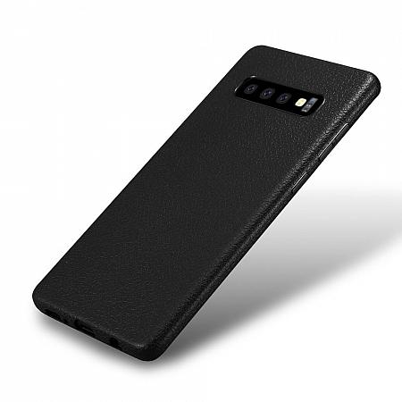 Samsung S10 Plus Leder Silikon Hülle FR